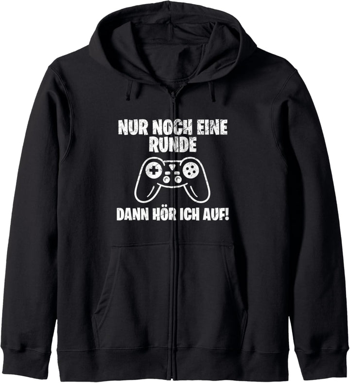 Nur noch eine Runde dann hör ich auf - lustiges PS Gamer Kapuzenjacke
