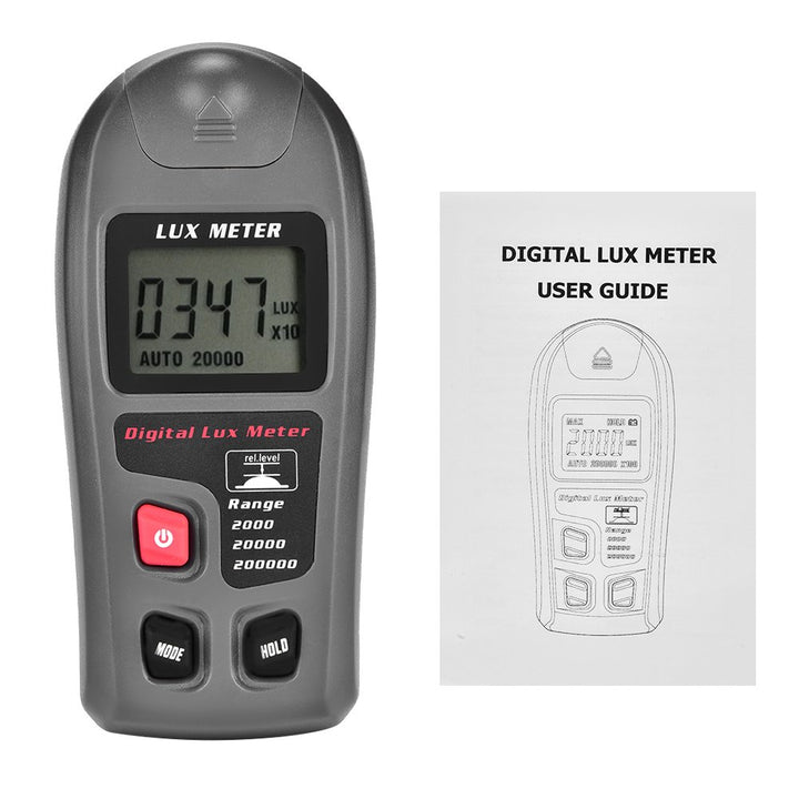 MT-30 Digital Luxmeter, Tragbare Photometer Belichtungsmesser LCD Display Bereich bis zu 200.000 Lux