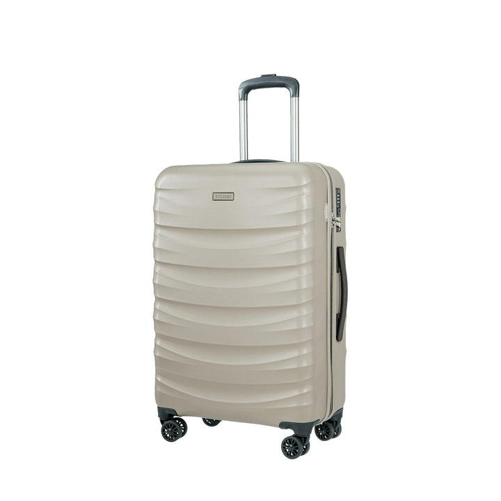 PUCCINI Polycarbonat Koffer Valencia Hartschalenkoffer Trolley Leicht Reisekoffer mit Zwillingsrolle