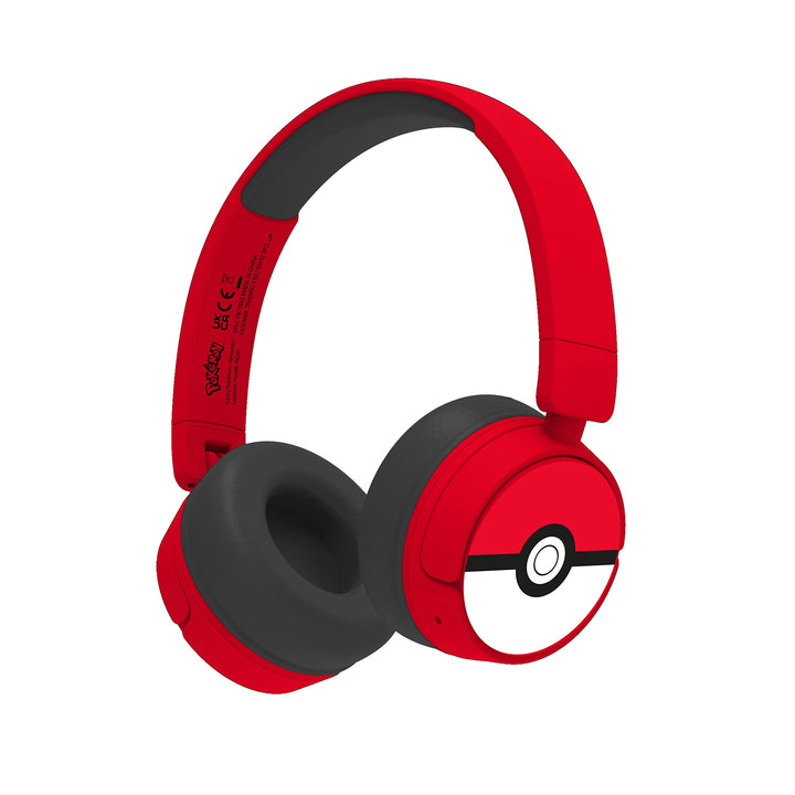 OTL Technologies PK1000 Pokemon Poke Ball Kinder-Kopfhörer, kabellos, Rot