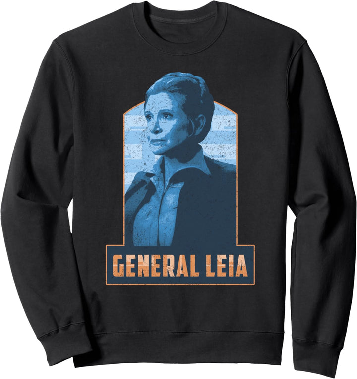 Star Wars General Leia Episode 7 Tonal Portrait Sweatshirt