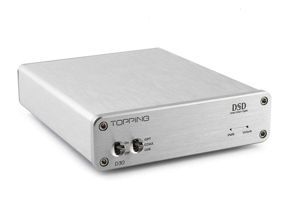 Topping D30 DSD Audio-Decoder USB Koaxial Glasfaser XMOS CS4398 24Bit 192 kHz