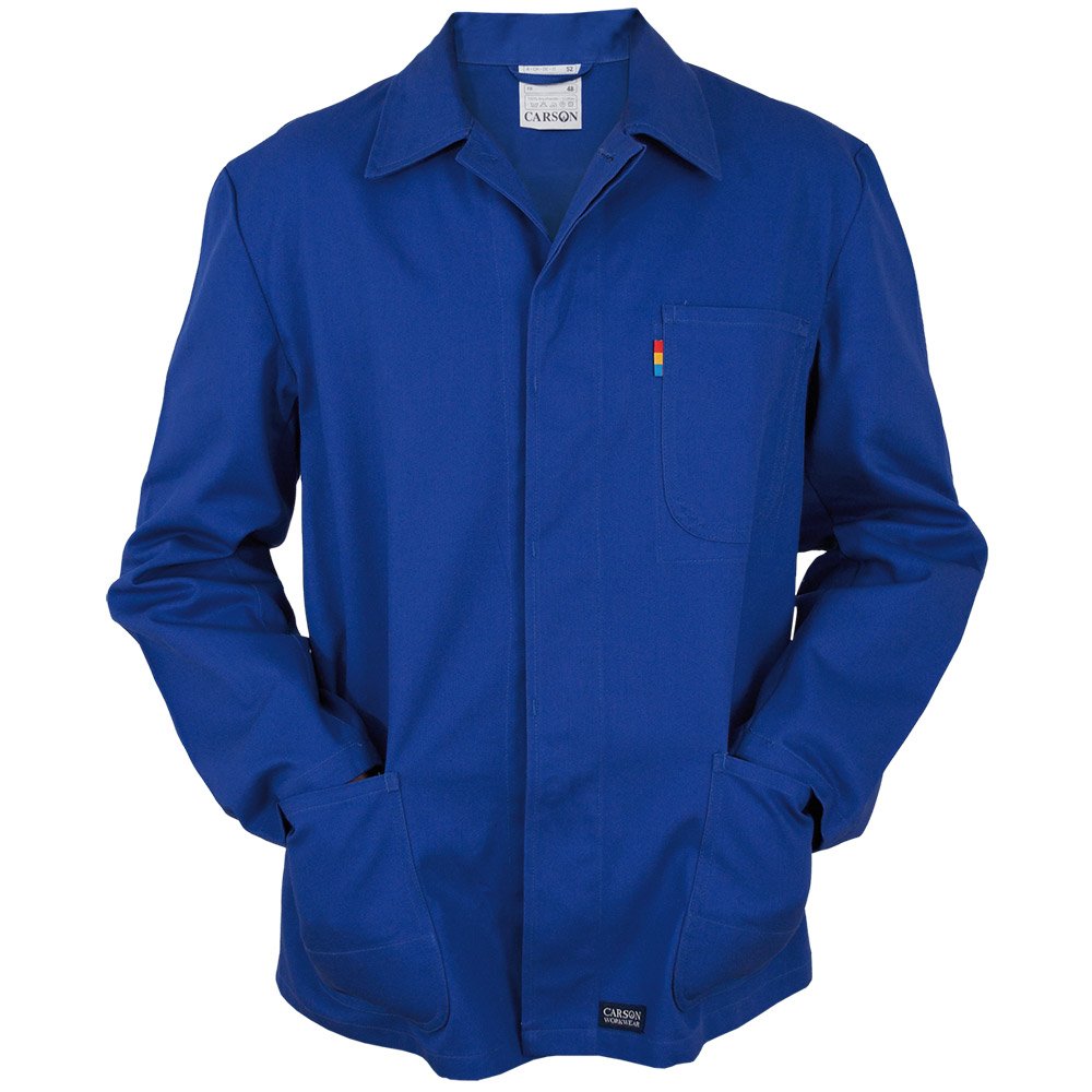 Carson Classic Workwear Arbeitsjacke aus reiner Baumwolle, 1 Stück, 56, royal, KTH709J.A Royal 56, R