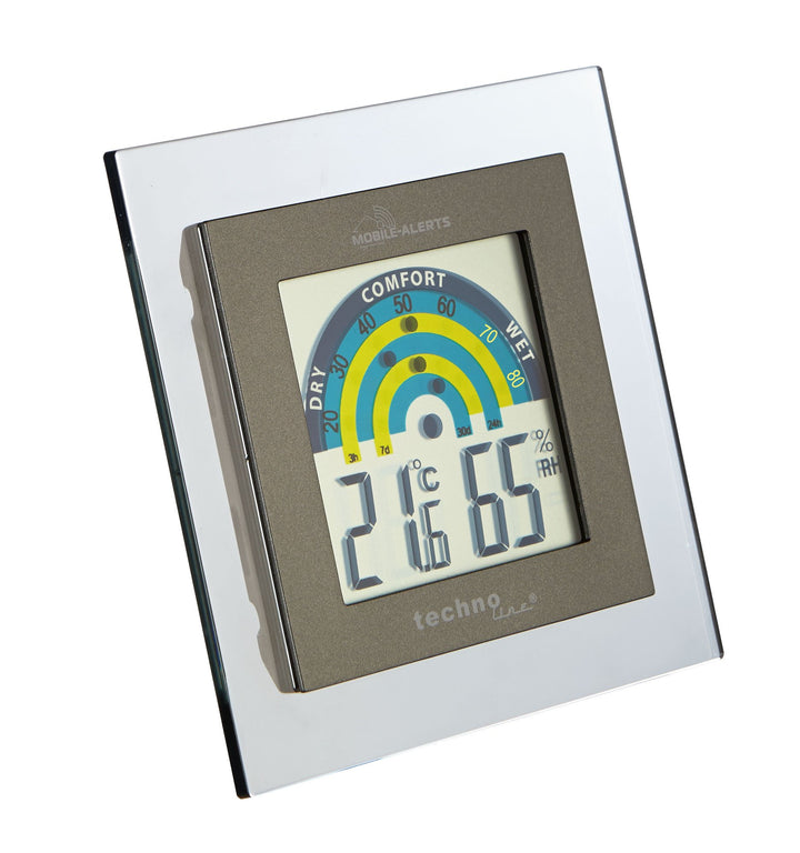 Technoline Mobile Alerts MA 10230 Raumklimastation, Zusatzsensor, Datenübertragung auf das Smartphon