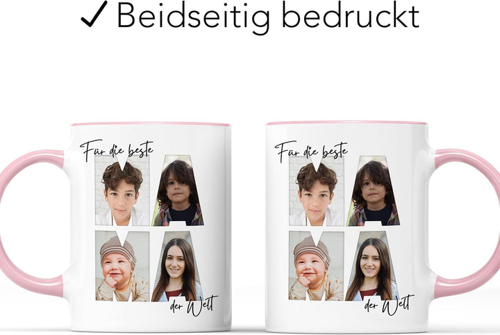 Mama Fototasse mit eigenem Bild Beste Mama Tasse personalisiertes Muttertagsgeschenk Muttertag Beche