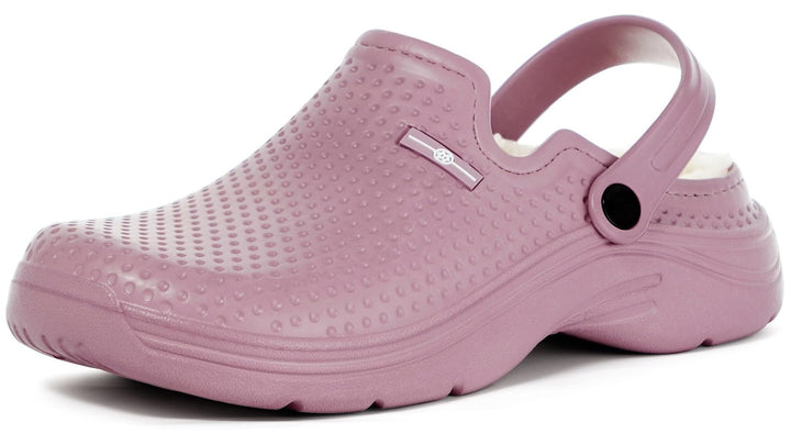 Eagsouni Clogs Hausschuhe Gefüttert Herren Damen Winter Gartenschuhe Wasserdicht Gartenclogs Warme P