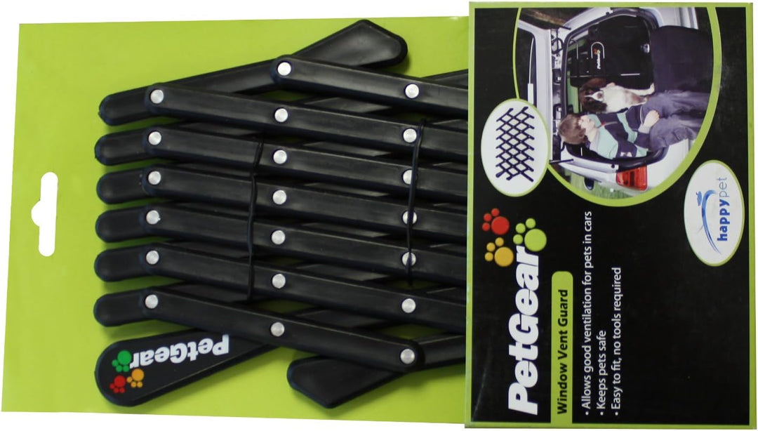 PetGear Window Vent Guard, einen Artikel 1 Schwarz, 1 Schwarz