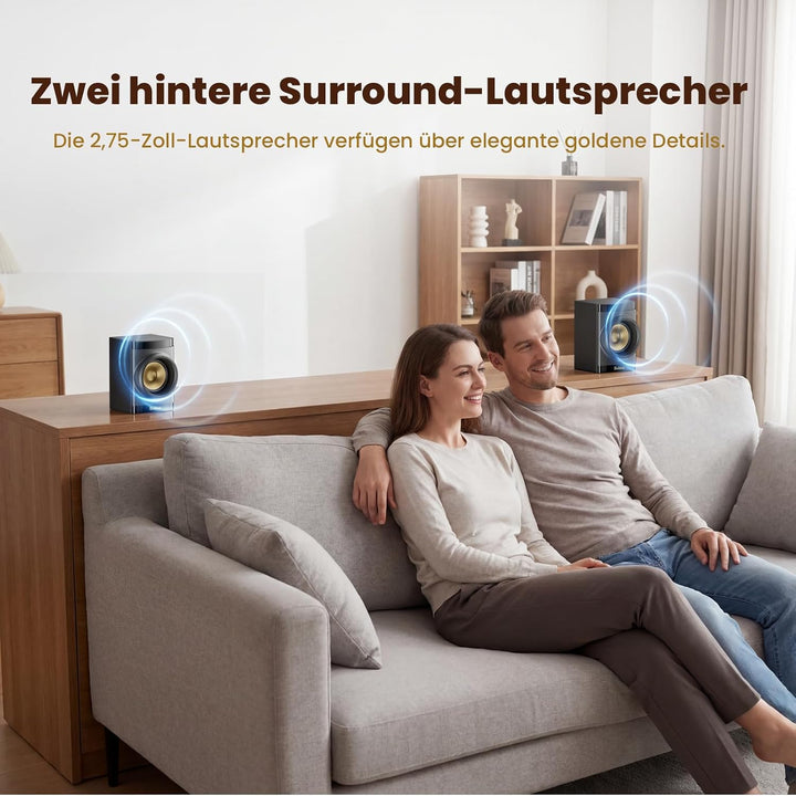 Bobtot 5.1 heimkino Soundsystem Lautsprecher mit 400 Watt Spitzenleistung