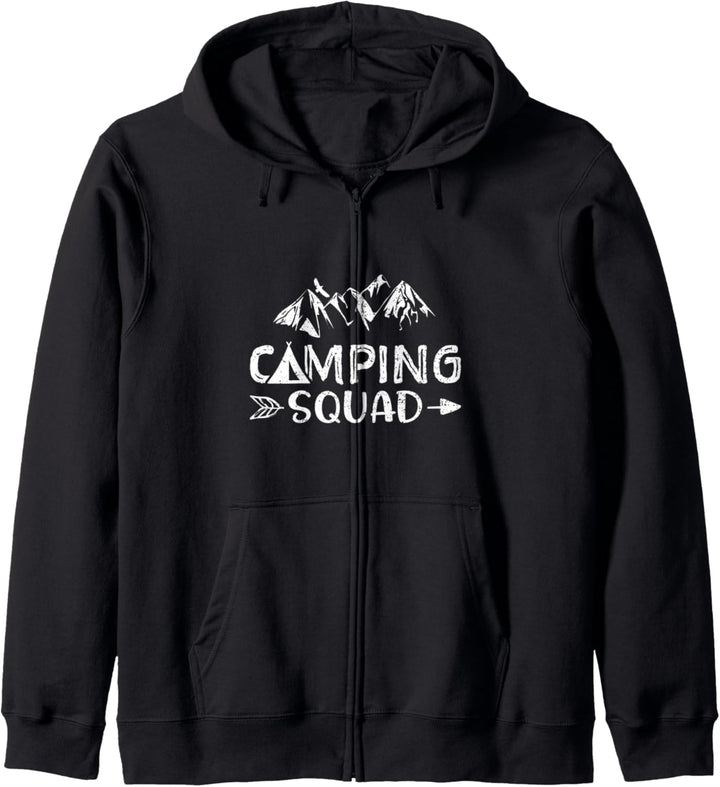 Familie: Camping Squad - Camping Kapuzenjacke