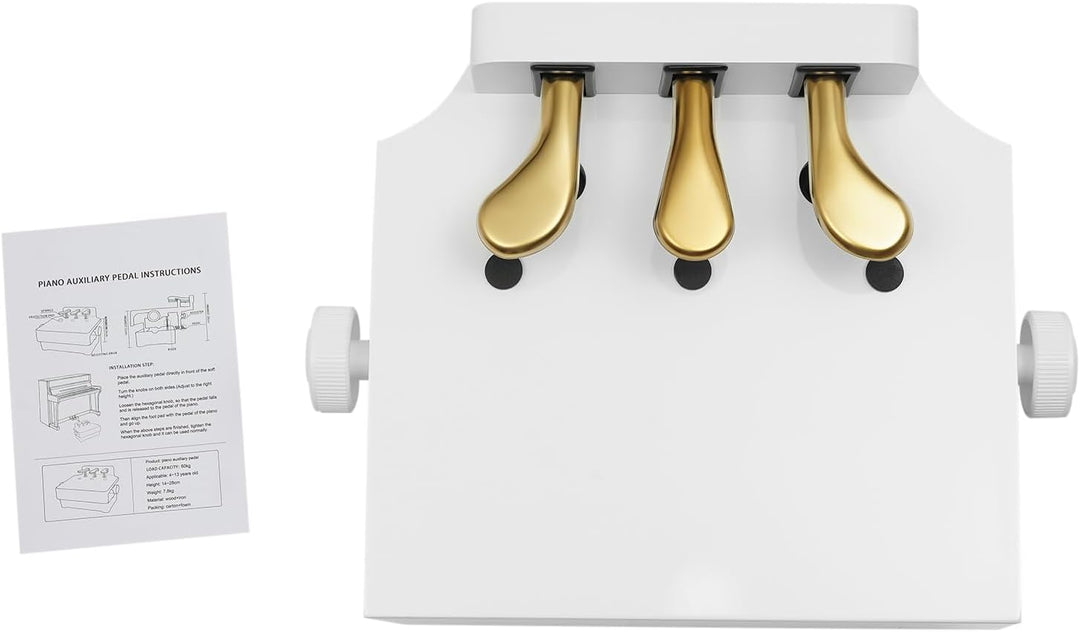 Klavier Pedal Extender Bank, Pedalverlängerung für Kinder, Höhenverstellbar, Pianokeyboard Pedal 14-