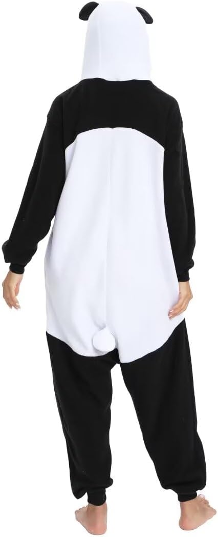 Onesie Tier Erwachsene Unisex Tieroutfit Cosplay Pyjamas Karneval kostüm M Panda, M Panda