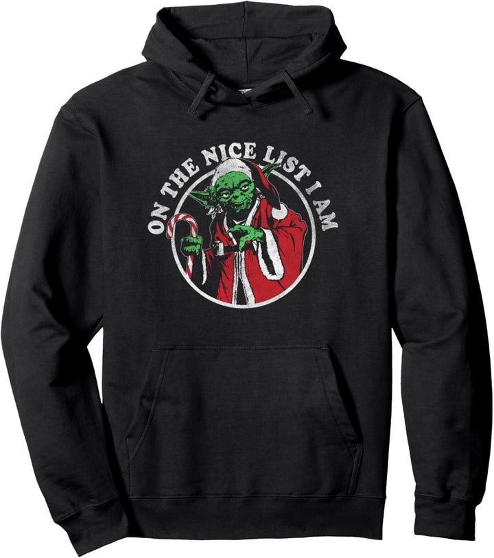 Star Wars Christmas Santa Yoda auf der Nice List Ich bin C2 Pullover Hoodie