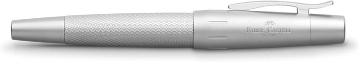 Faber-Castell 148671 - Füller e-motion Pure Silver F,1 Stück Füller Feder F silber, Füller Feder F s