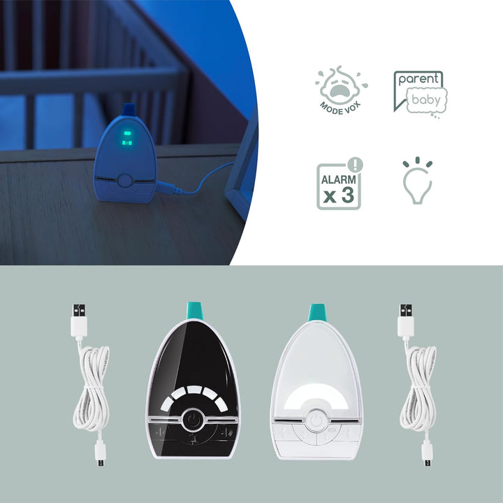Babymoov Babyphone Expert Care, Digital Green Technology, 1000m