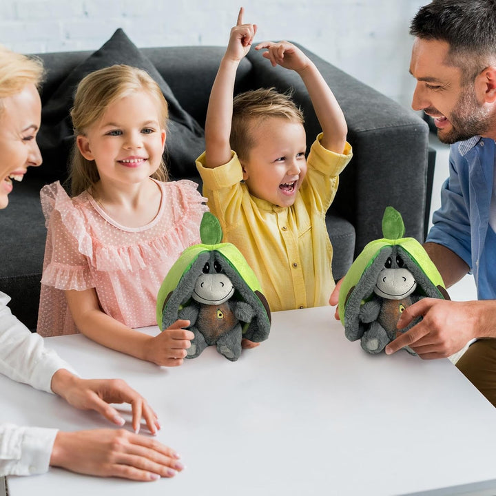 Schlummer Esel Kuscheltier,29*24cm Schlafender Plüschesel Zum Stressabbau, 4 Atemmodi,Spielzeug Für