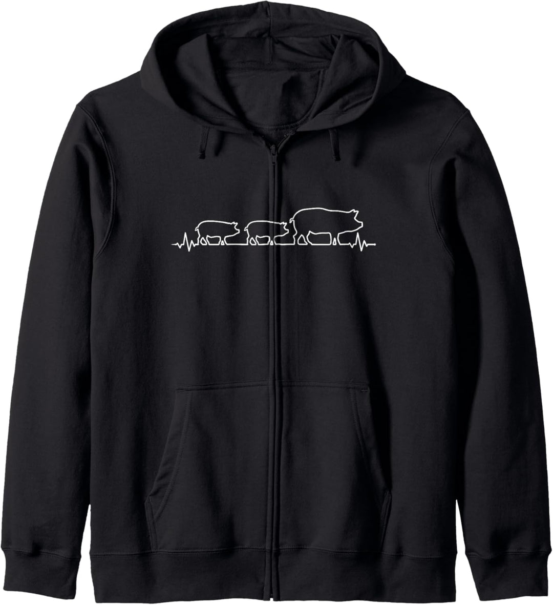 Schwein Schweine Kapuzenjacke