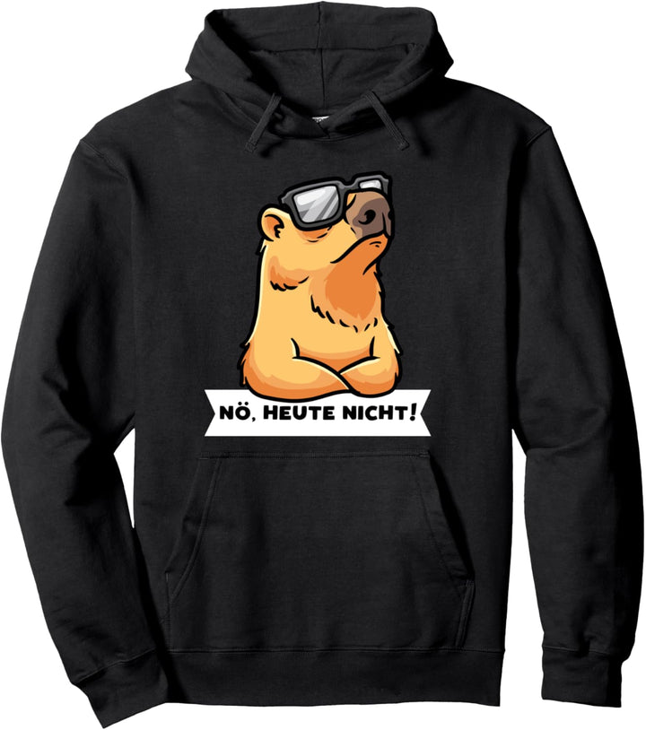 Capybara Wasserschwein Hartnäckig Capybara Pullover Hoodie