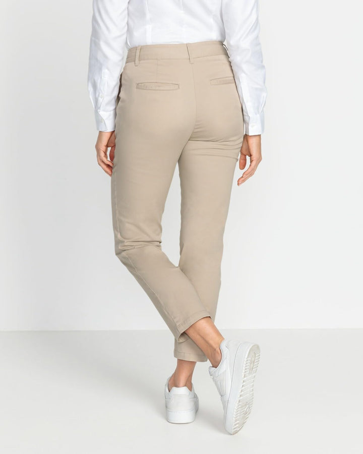 GANT Damen Slim Chinos Klassische Hose 38 Dry Sand, 38 Dry Sand