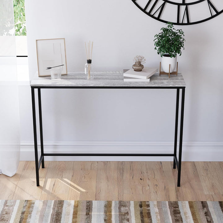 Vida Designs Brooklyn Konsolentische, Holzwerkstoff, Grau, No Drawer