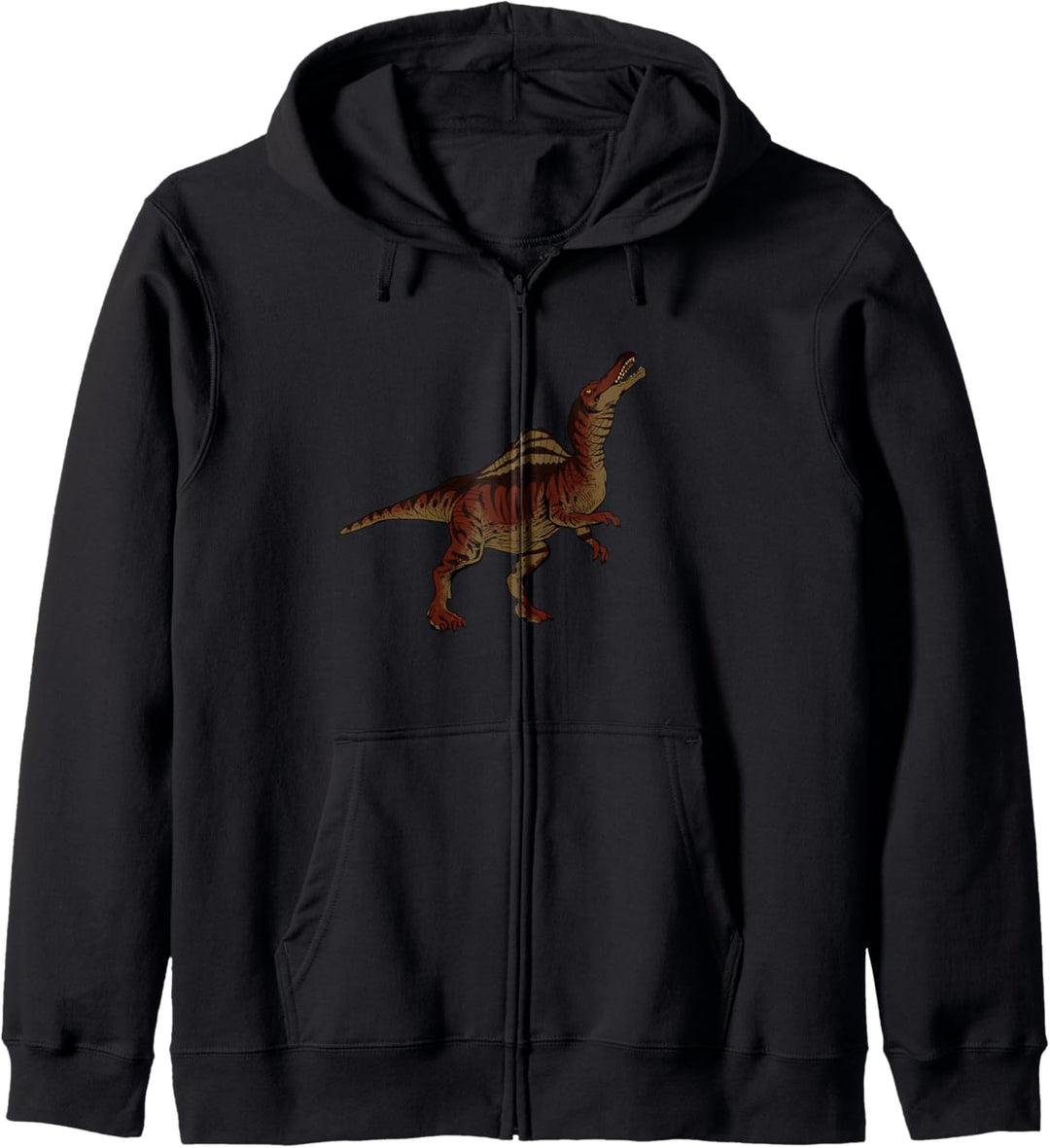 Zeichnung des Spinosaurus Kapuzenjacke