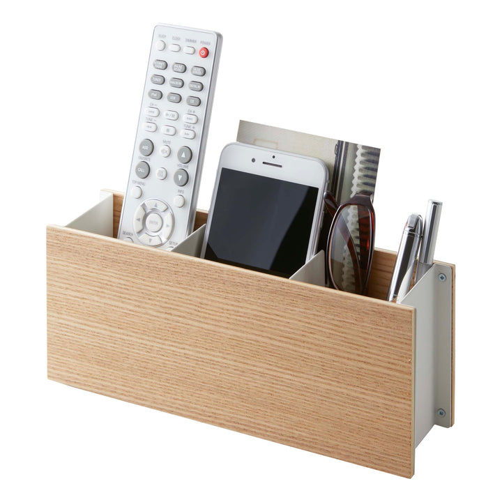 Pen &amp; Remote Rack - Rin - natural Weiss, Weiss