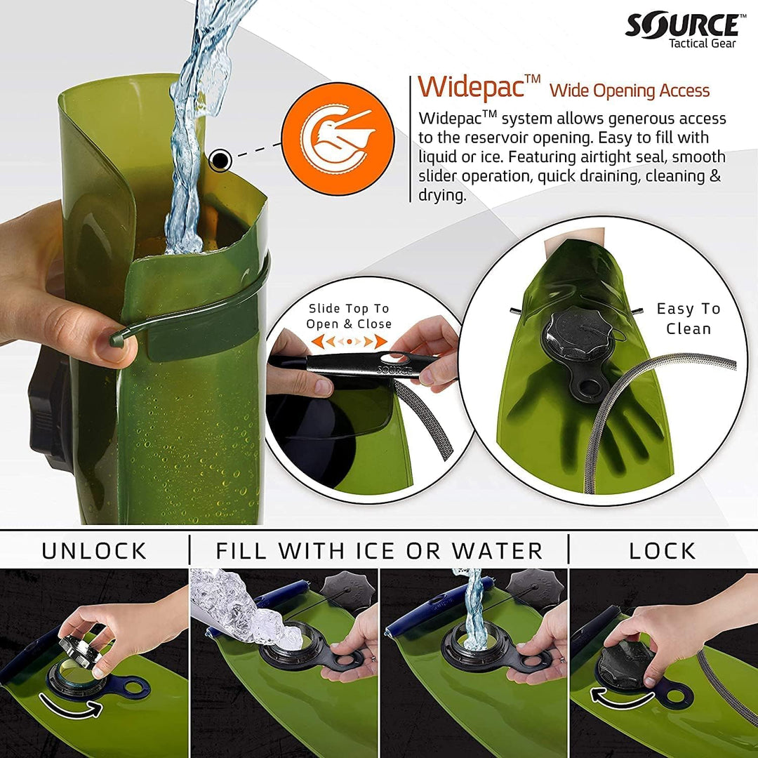 Source WXP Trinkblase Trinkrucksack mehrfarbig (Foliage) 3 l, mehrfarbig (Foliage) 3 l