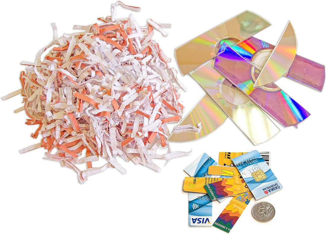 Peach Aktenvernichter PS500-50 Kreuzschnitt 21l Partikelschnitt, Partikelschnitt