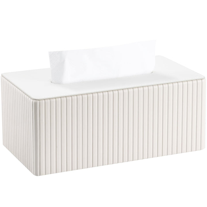 KINGFOM Kosmetiktücherbox Taschentuchbox, Rechteckige Tissue Box Tücherbox für Wohnzimmer, Badezimme