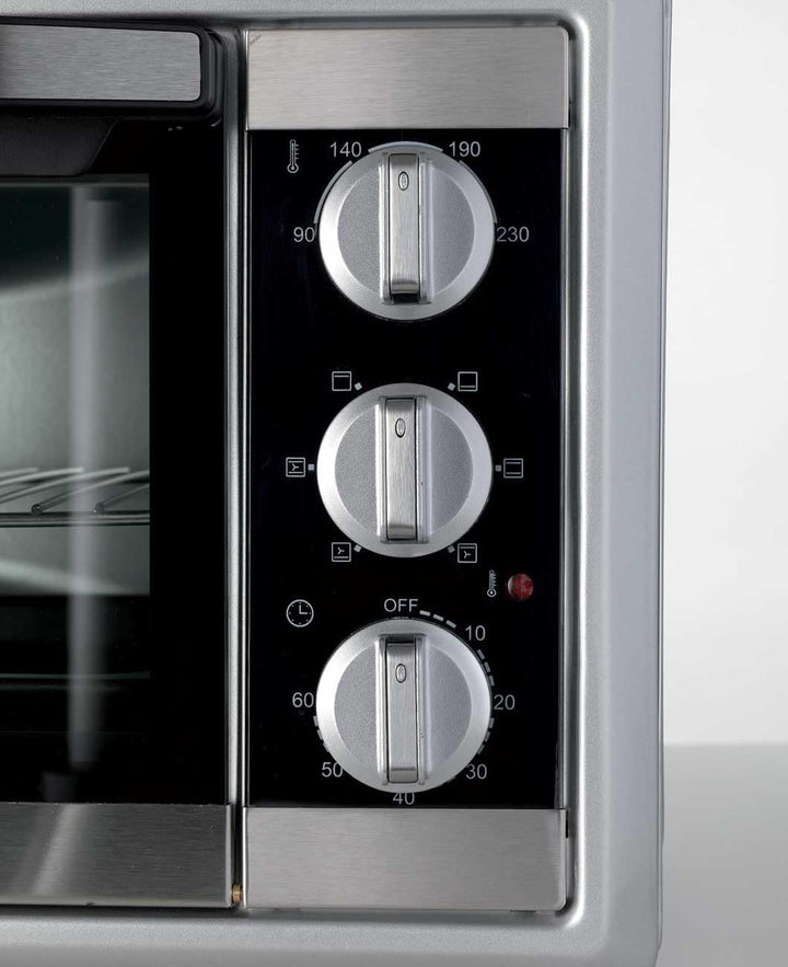 Ariete 984 freistehend Elektro 25L 1500 W schwarz, silber 0.00 Silber,schwarz, 0.00 Silber,schwarz
