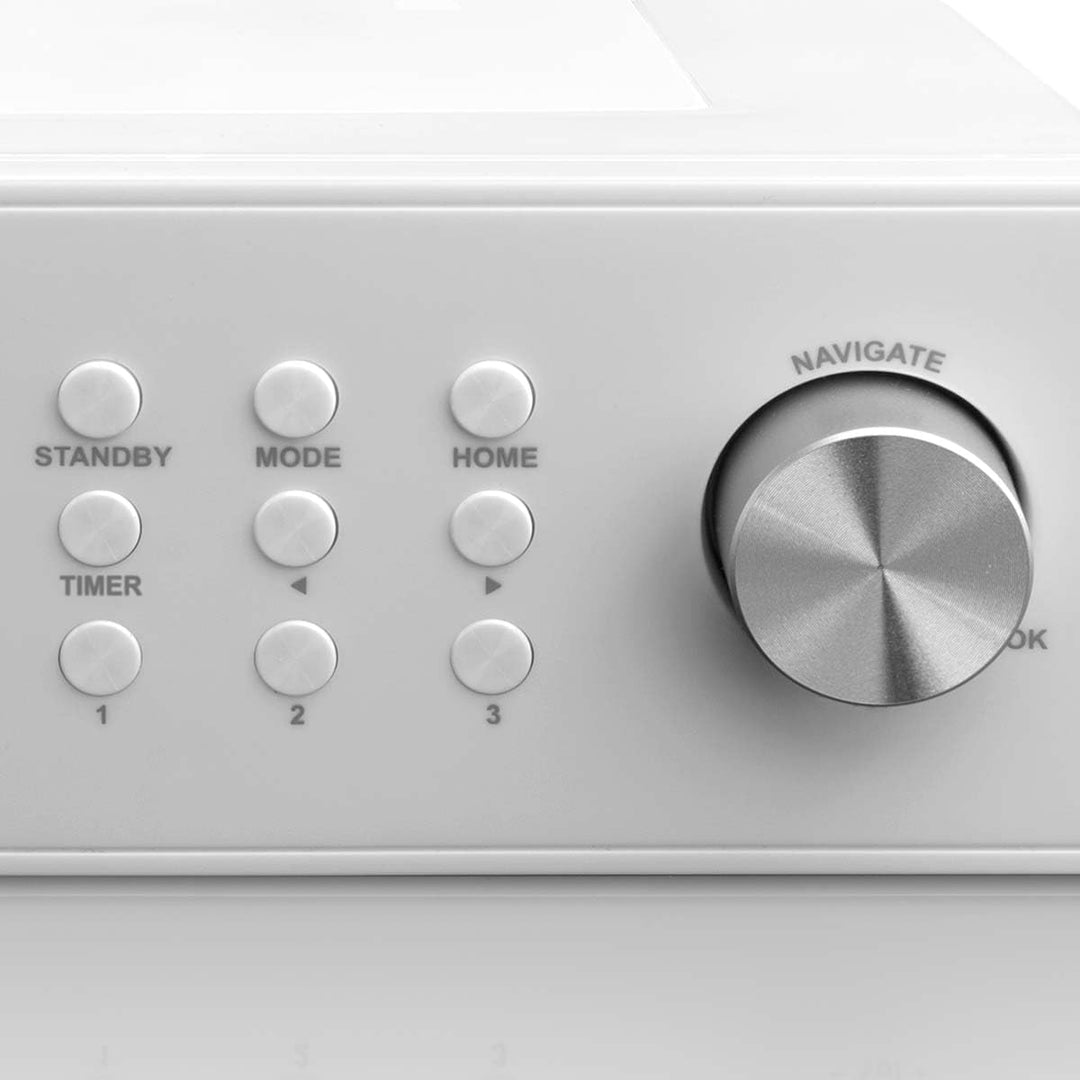 Lenco unterbaufähiges Internet Küchen Radio KCR-2014 (6,1 cm (2,4 Zoll) TFT Farbdisplay, PLL FM mit
