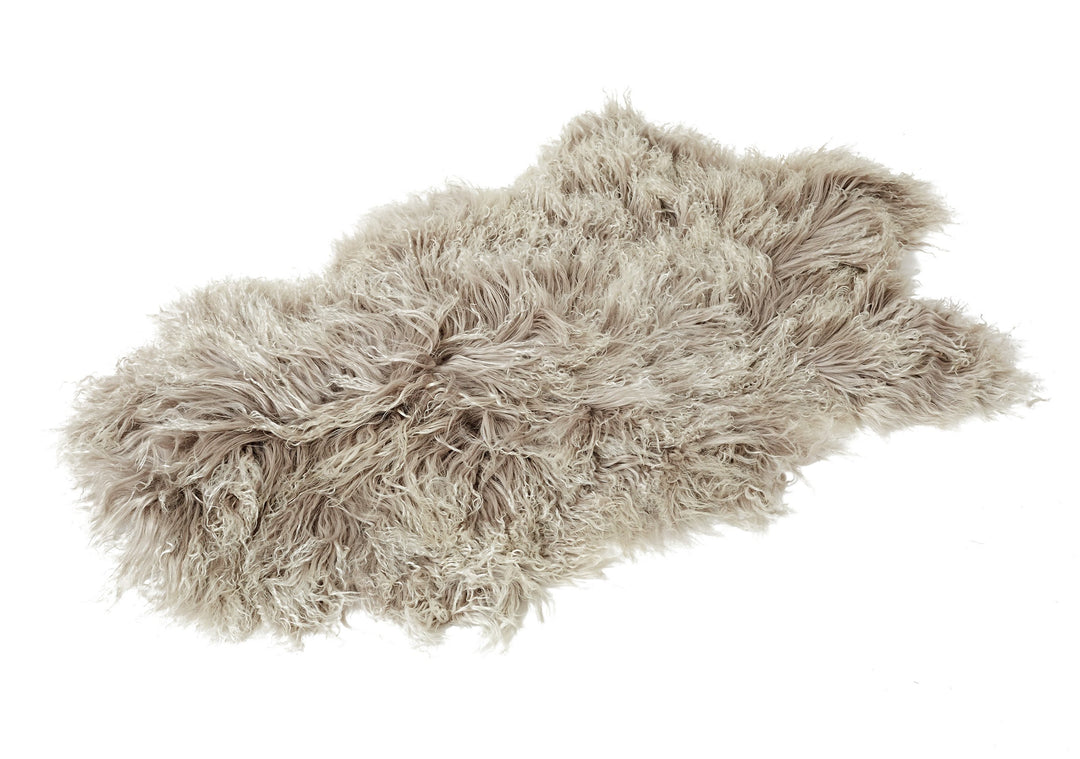 Reissner Lammfelle Naturform Tibetlammfell TP2 100x55cm Farbe Taupe JYC02 Jyc02 Taupe, Jyc02 Taupe