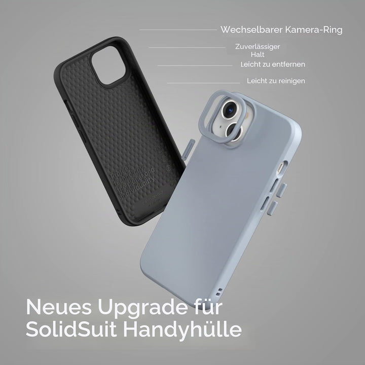 RhinoShield Case kompatibel mit [iPhone 13/14] | SolidSuit - Stossdämpfende &amp; schlanke Schutzhülle m