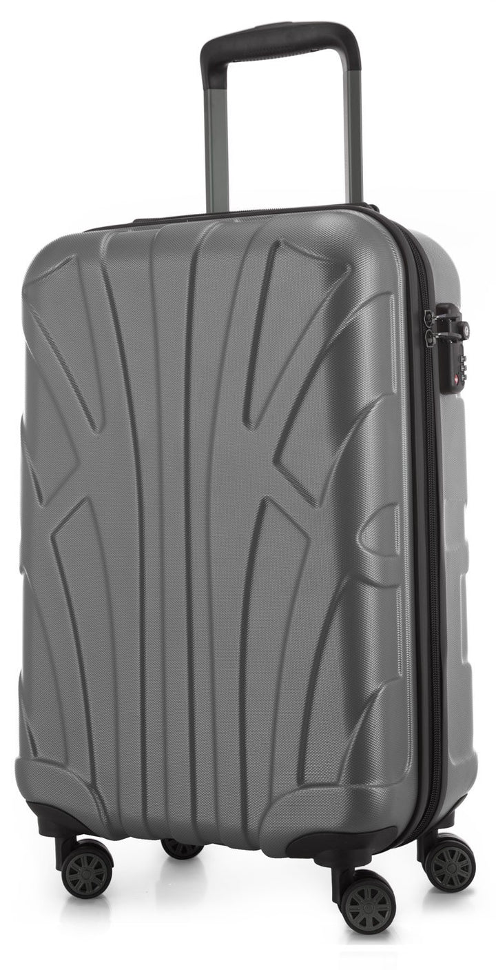 suitline - Handgepäck Hartschalen-Koffer Koffer Trolley Rollkoffer Reisekoffer, TSA, 55 cm, ca. 34 L