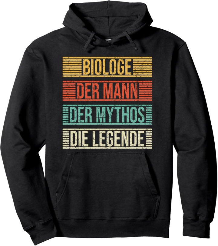 Biologe Der Mann Die Legende Vintage Biologie Pullover Hoodie