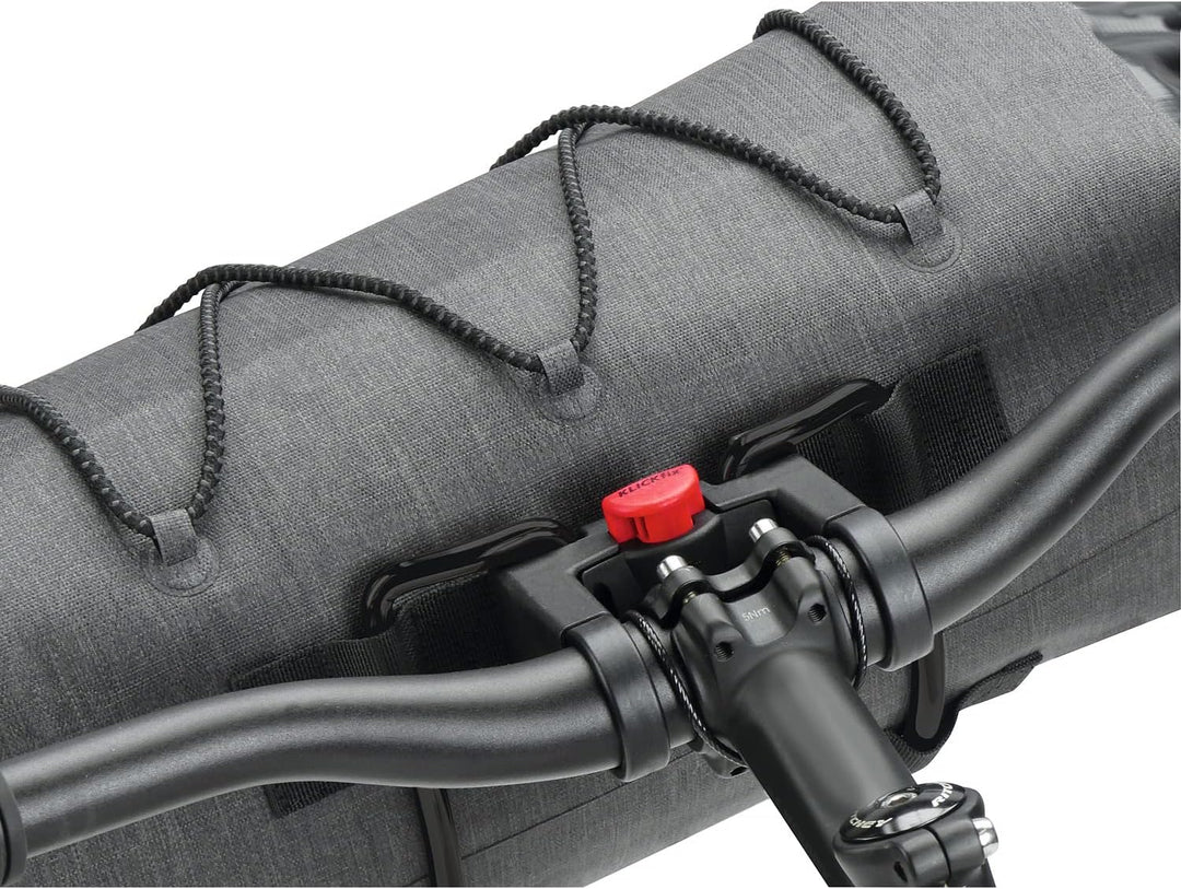 Klick-fix Unisex – Erwachsene Klickfix Lenkertasche, Grau, 18x18x36 cm