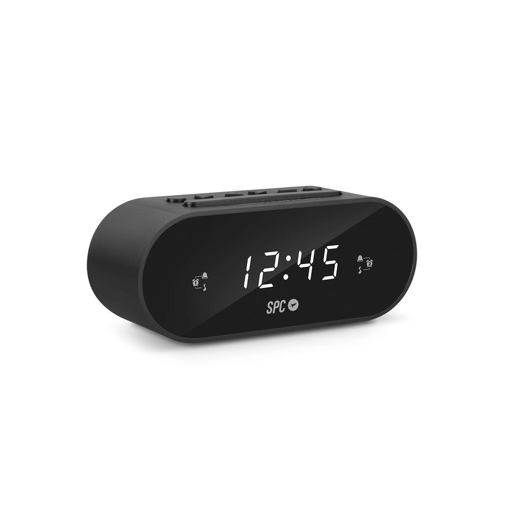 SPC Frodi - Kompakter Radiowecker mit LED-Display, FM-Radio, 10 Speicher und 2 Alarmfunktionen, Radi