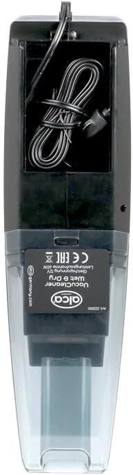 alca® Autostaubsauger tragbarer Handstaubsauger, 12V Nass- &amp; Trockensauger mit auswaschbarem Filter