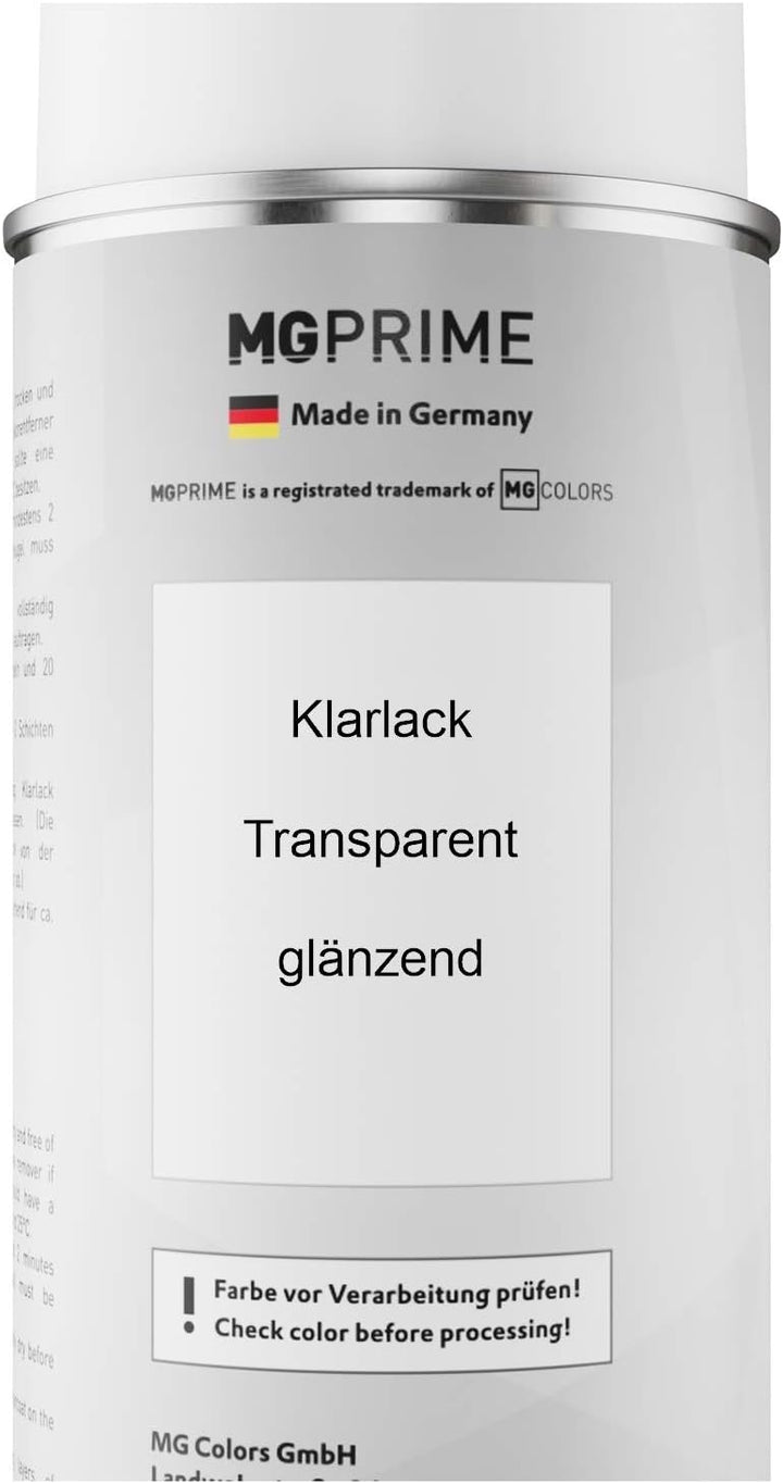 MG PRIME Autolack Sprühdosen Set für Mazda 29Y Titanium Grey 2 Metallic/Titangrau Metallic Basislack