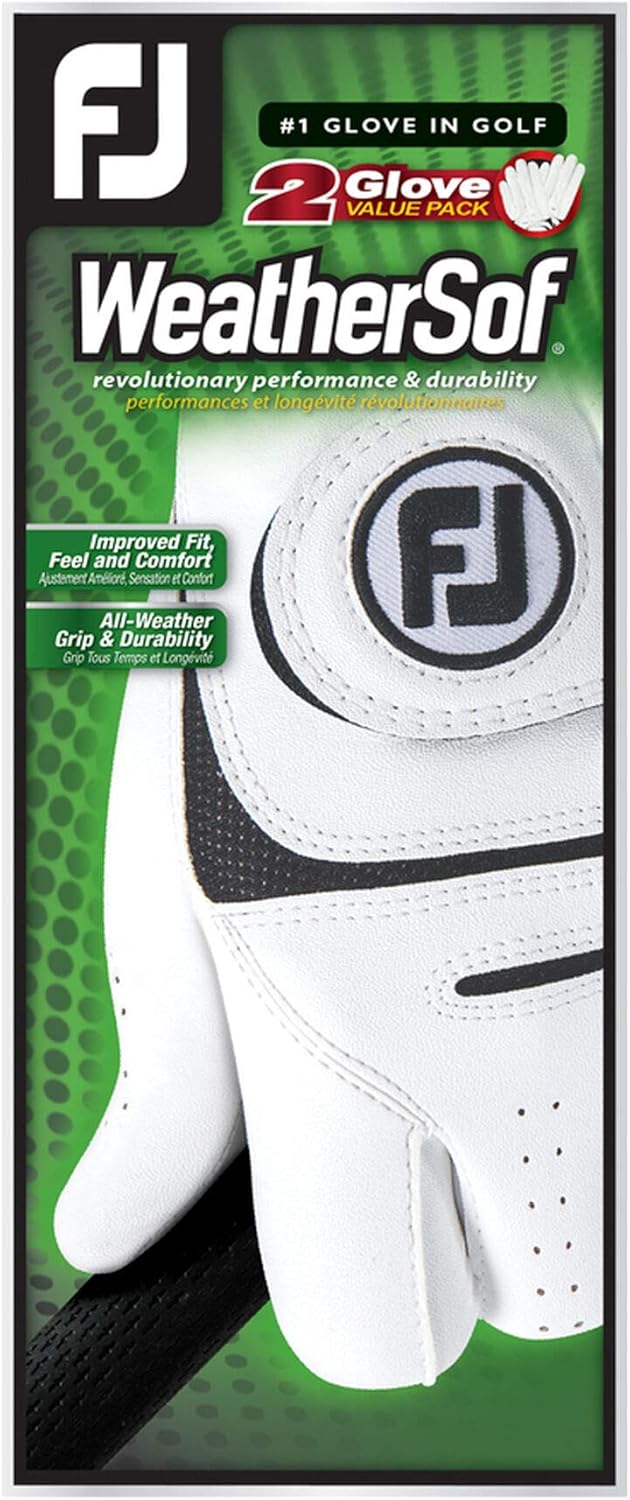 FootJoy Herren Weathersof 2-Pack Golfhandschuhe