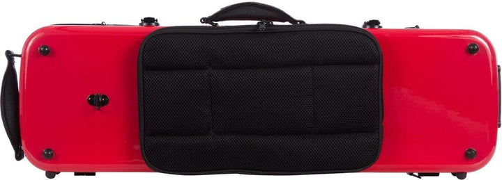 Geigenkoffer Glasfaser Oblong 4/4 red - navy blue M-Case