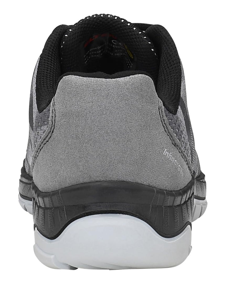 ELTEN Sicherheitsschuhe LANDON grey Low ESD S1, Herren, Textil, Stahlkappe, leicht, sportlich, Grau,