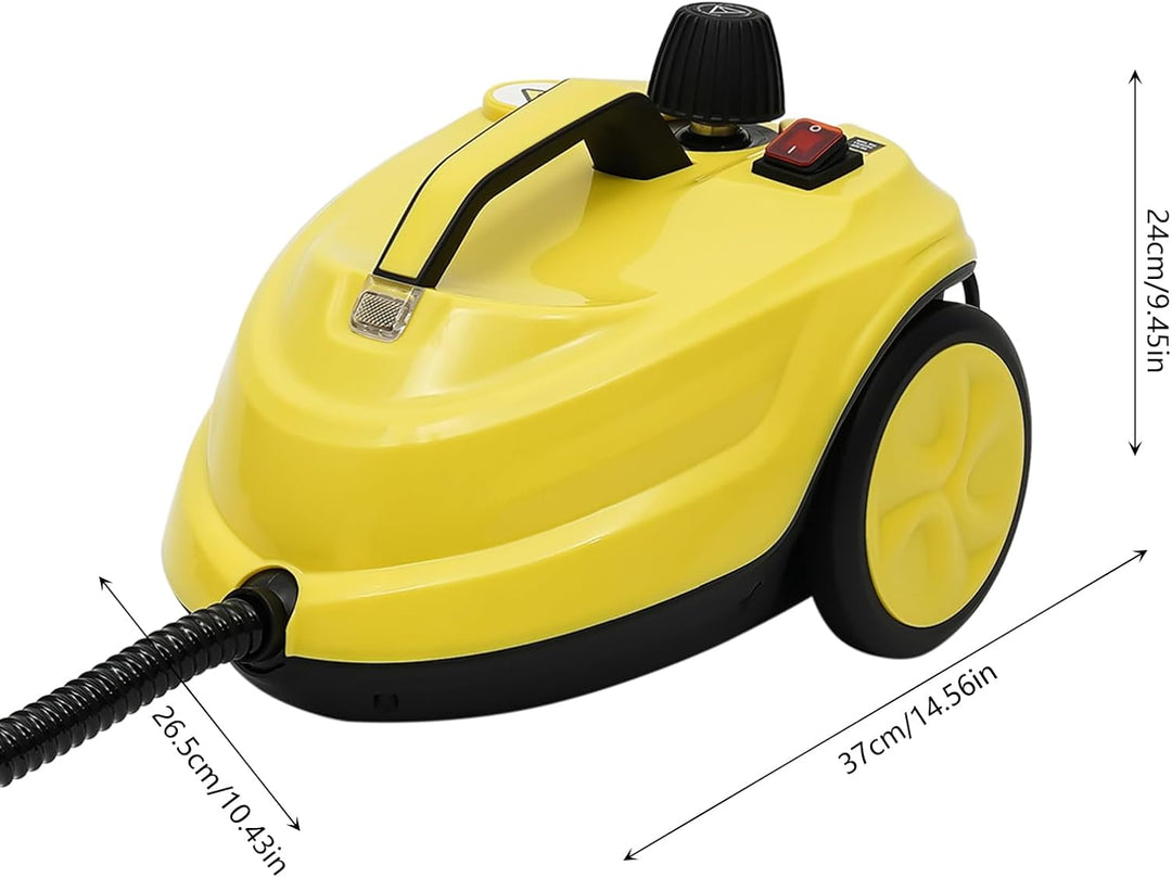 Dampfreiniger 2000W | Tragbarer Hochdruckreiniger für Küche, Bad &amp; Auto | Inkl. umfangreichem Zubehö