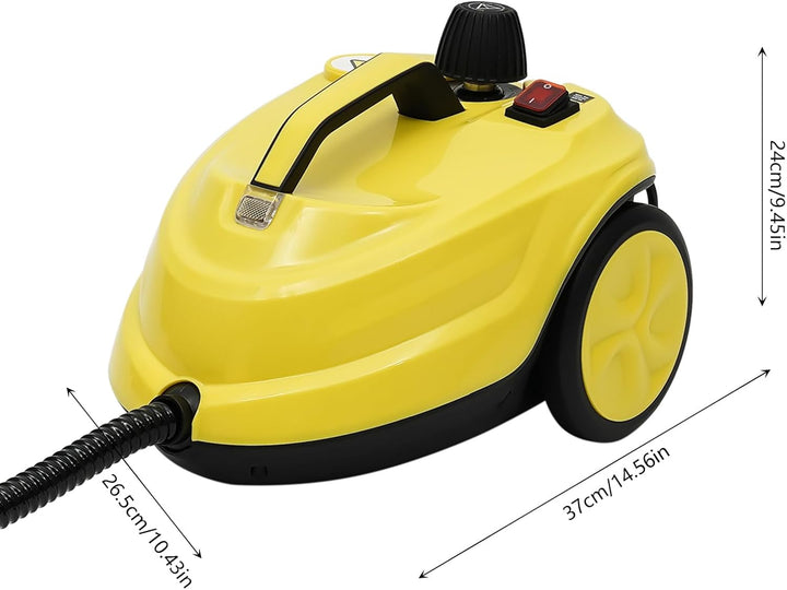 Dampfreiniger 2000W | Tragbarer Hochdruckreiniger für Küche, Bad &amp; Auto | Inkl. umfangreichem Zubehö
