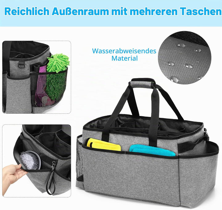 HODRANT Extra Grosser Reinigungs Caddy Organisator, mit Stabilem Pad &amp; Griffen, Reinigungs Aufbewahr
