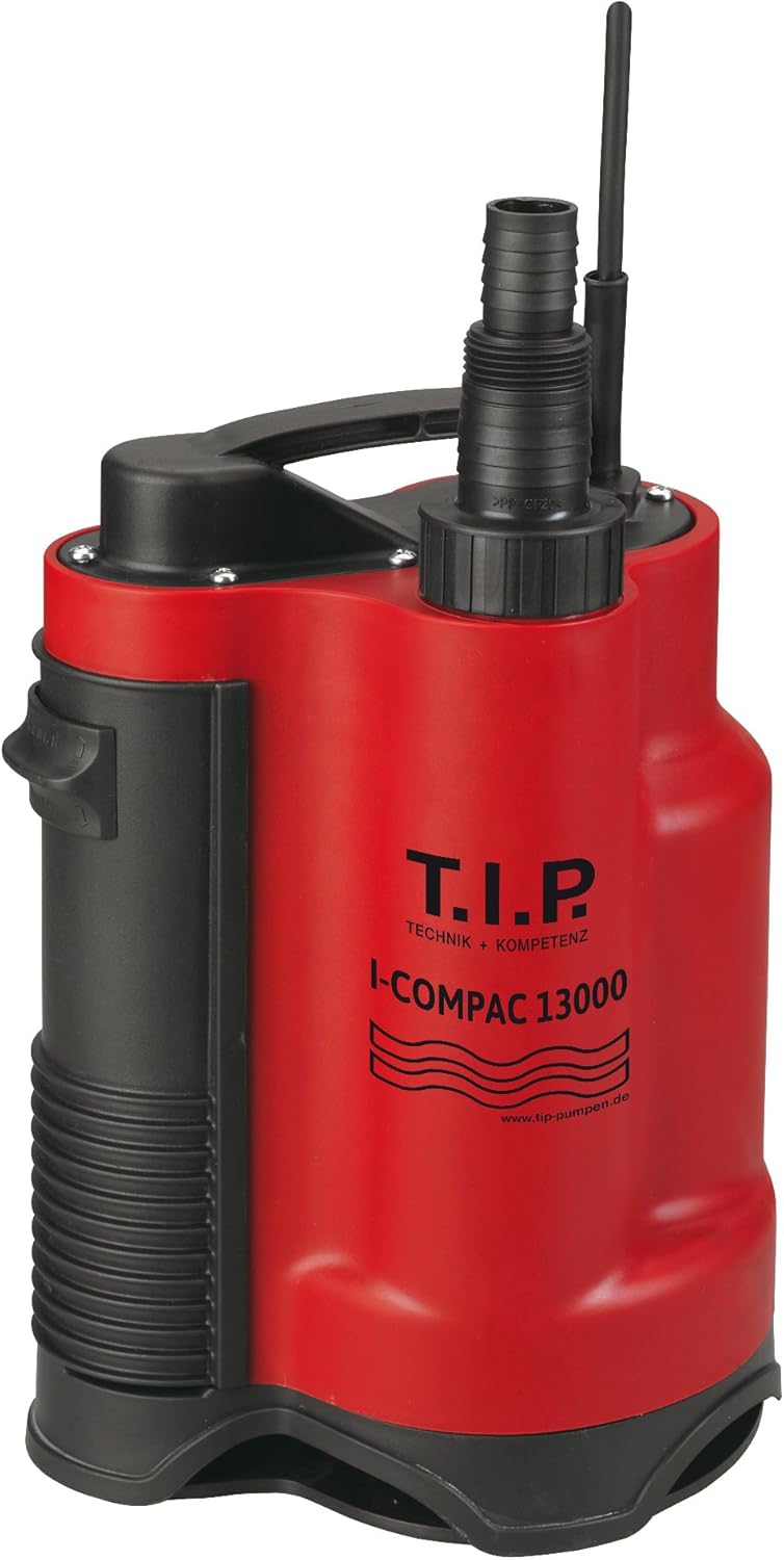 T.I.P. Schmutzwasser Drainage-Tauchpumpe I-Compac 13000, bis 13.000 l/h Fördermenge &amp; Entwässerungss