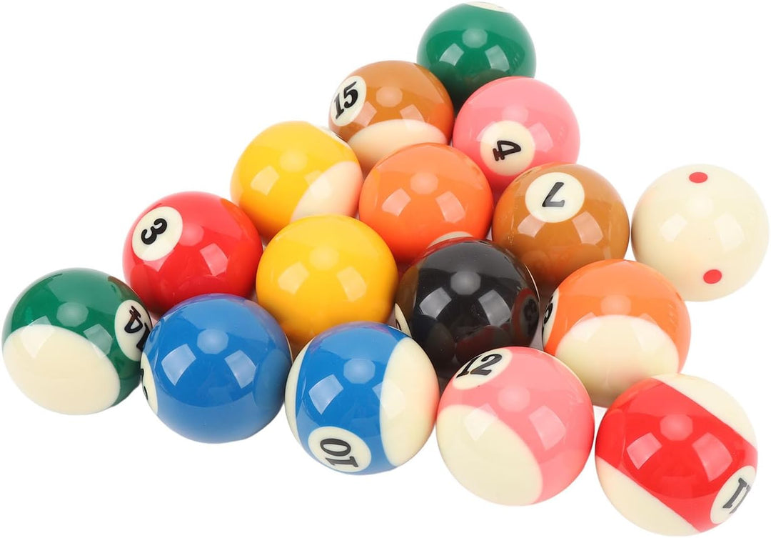 Billardkugeln Set, 16 Stück Billiard Kugel Set 5,72 cm/2,25 Zoll Durchmesser Billardtisch Kugeln Set