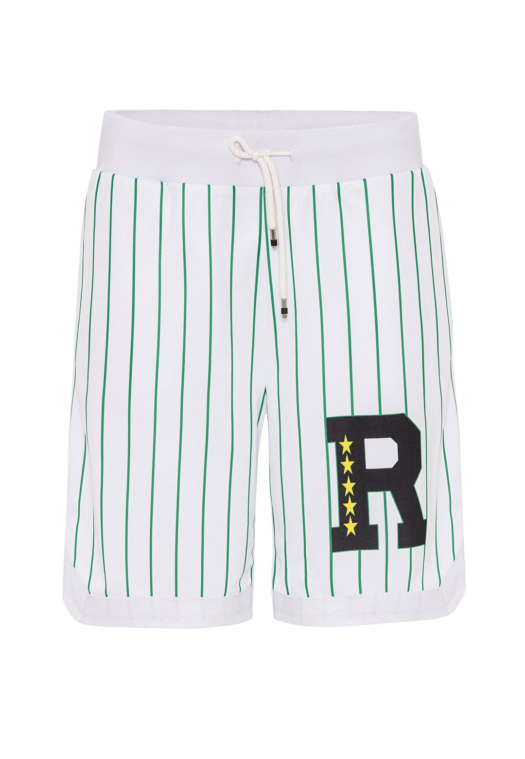 Redbridge Herren Baseball Shorts Big R M Weiss-grün, M Weiss-grün