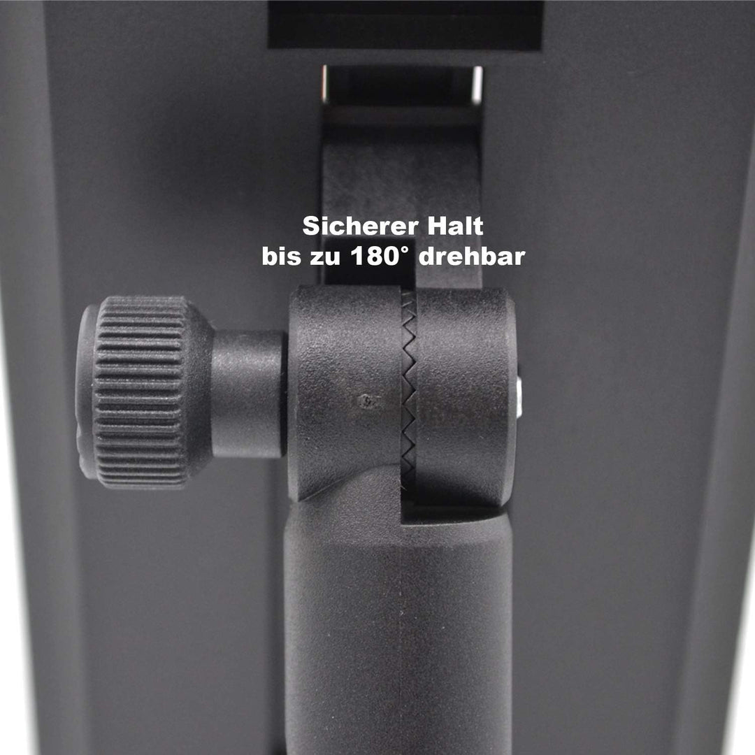 Sichttafelsystem Kassenständer A4 mit 10 Stk grau Rahmen Preislistenhalter mit festem Standfuss Grau