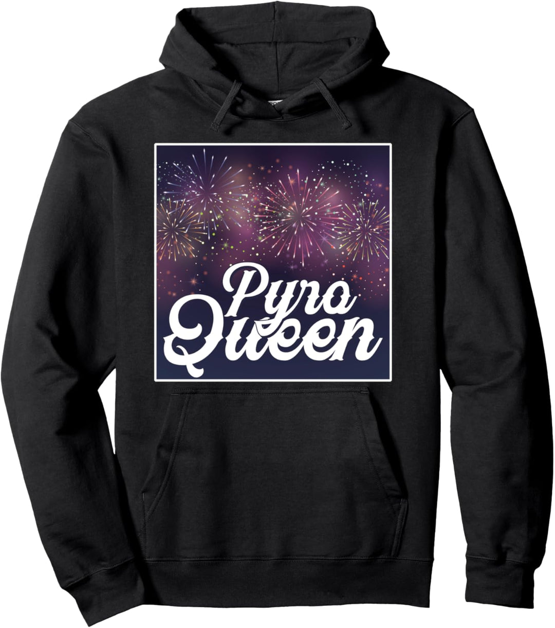 Pyro Queen Königin Explosion Knaller Pyrotechniker Pyromane Pullover Hoodie