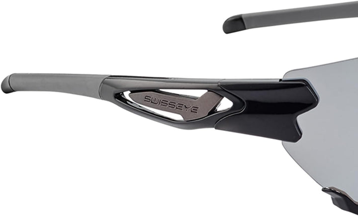 SWISSEYE Unisex Mantra Sportbrille Einheitsgrösse black shiny/anthracite, Einheitsgrösse black shiny